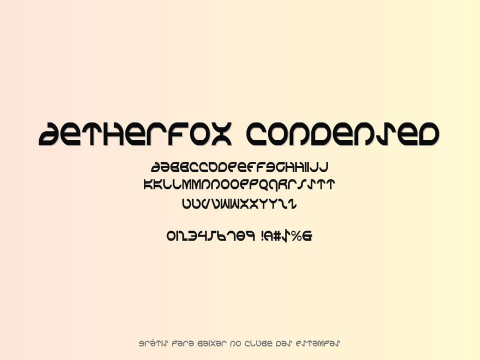 Fonte Aetherfox Condensed Grátis Para Baixar