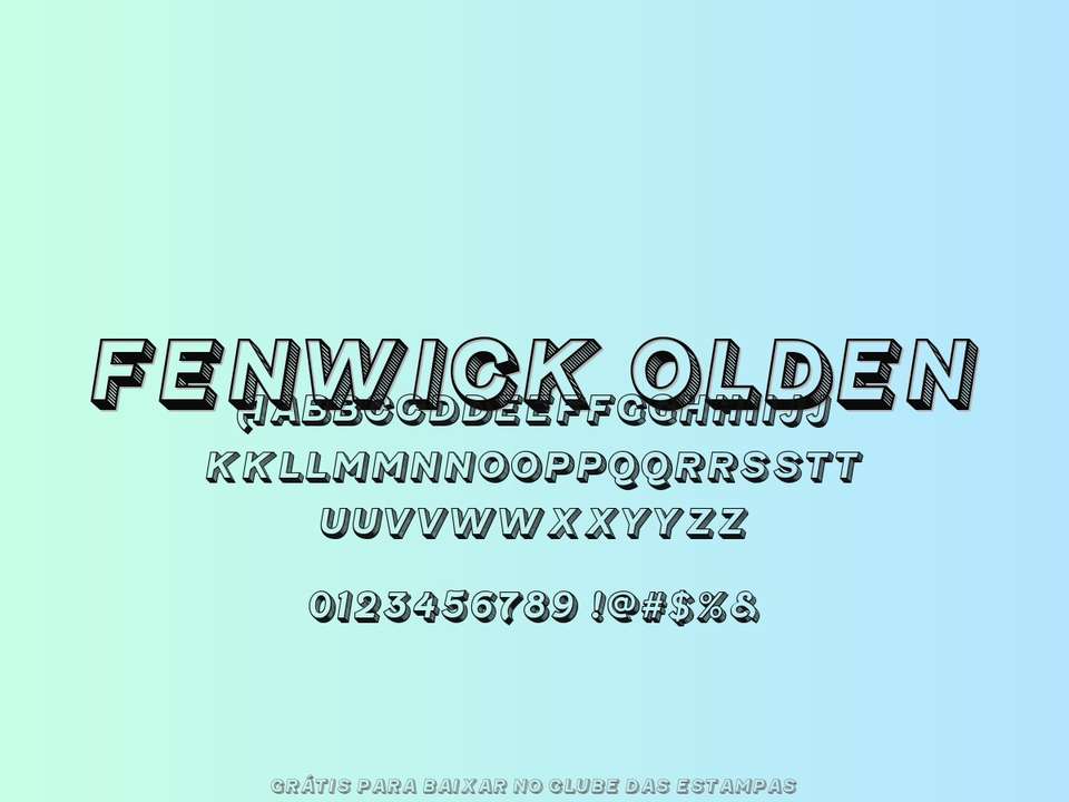 Fonte Fenwick Olden Grátis Para Baixar