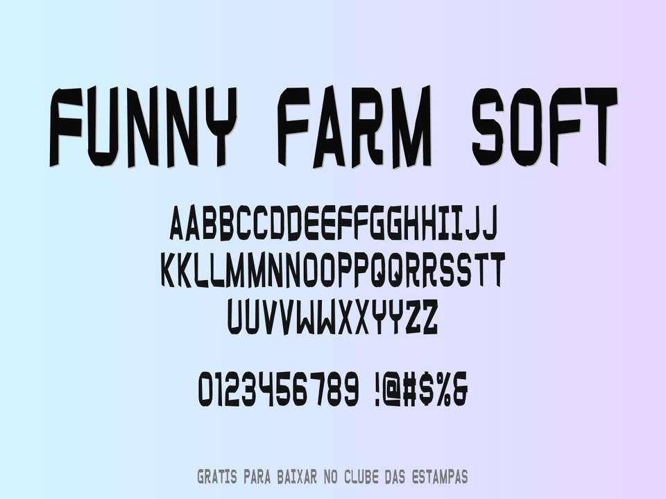 Fonte Funny Farm Soft Grátis Para Baixar