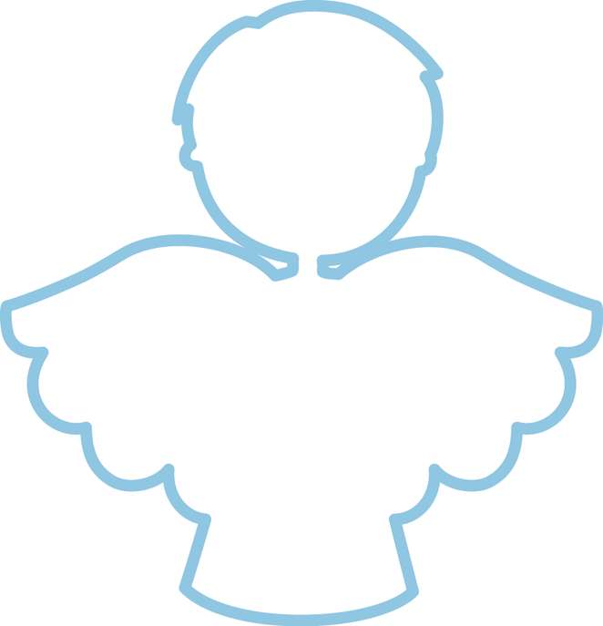 Contorno De Anjo Alado Anjos Png Grátis Para Baixar