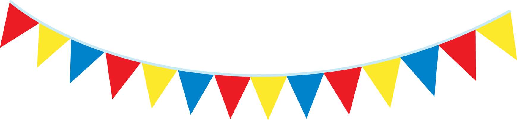 Bandeirinhas Coloridas Em Arco Decoração Png Grátis Para Baixar