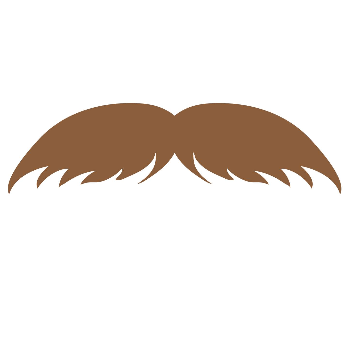 Bigode Castanho Robusto Estilo Png Grátis Para Baixar