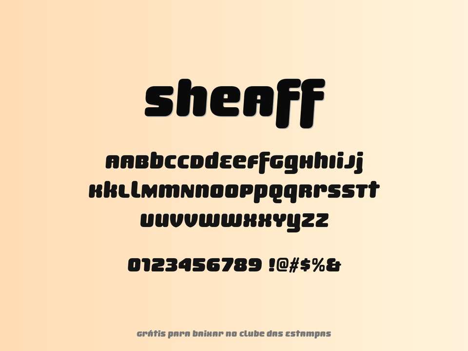 Fonte Sheaff Grátis Para Baixar