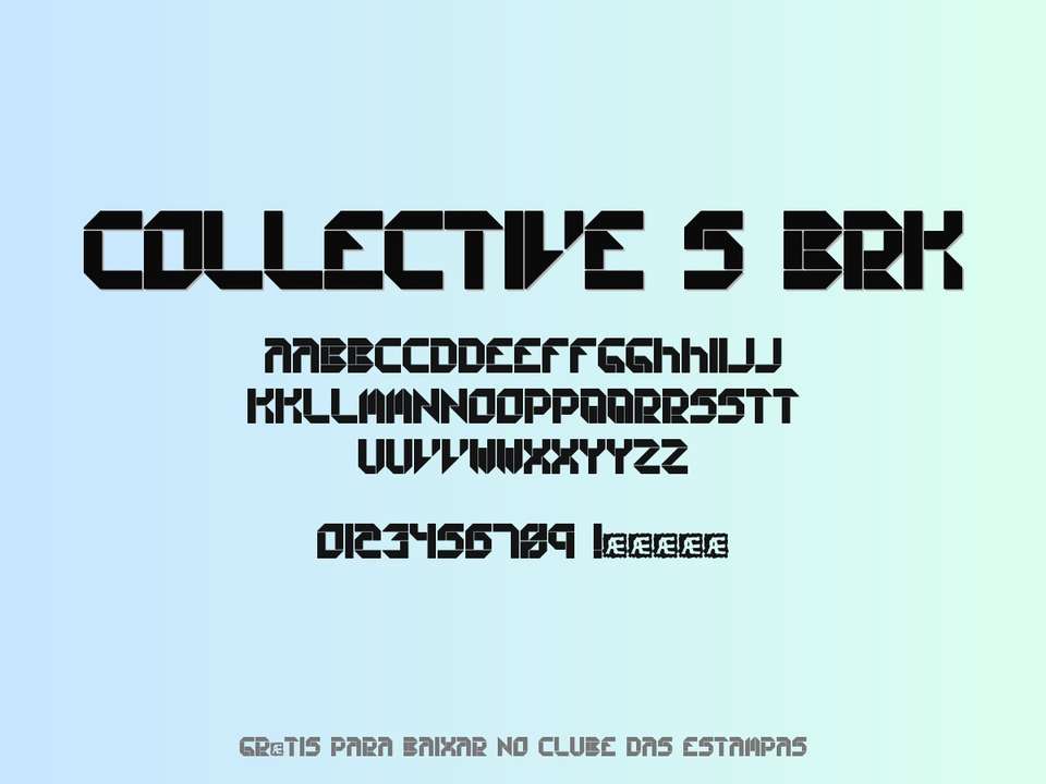 Fonte Collective S Brk Grátis Para Baixar
