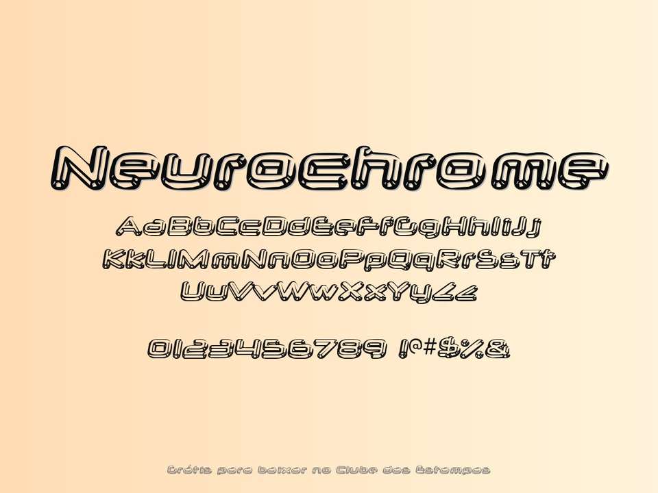 Fonte Neurochrome Grátis Para Baixar