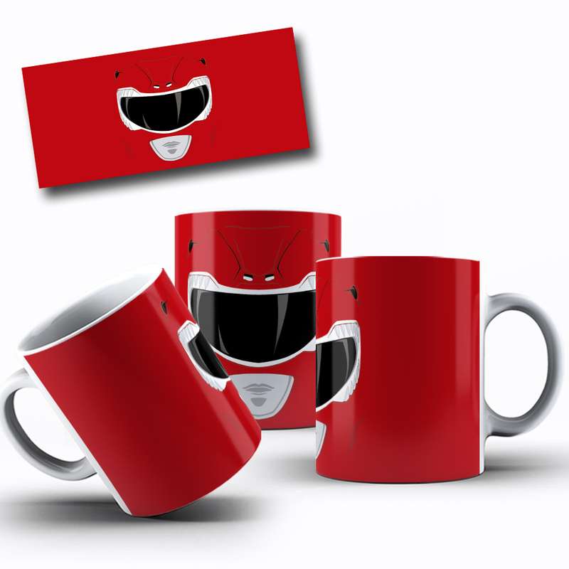 Arte Para Caneca Power Rangers Personagem Cartoon 4