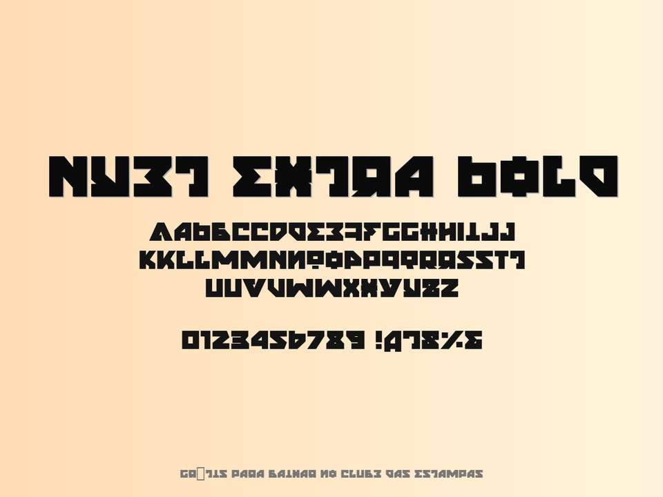 Fonte Nyet Extra Bold Grátis Para Baixar