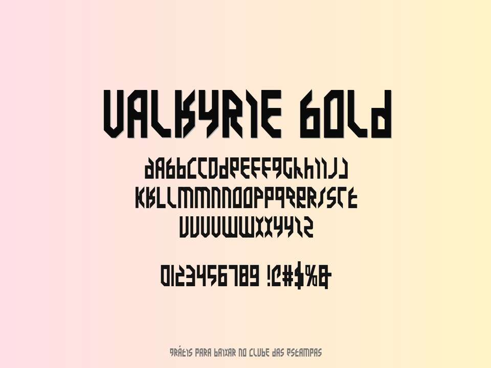 Fonte Valkyrie Bold Grátis Para Baixar
