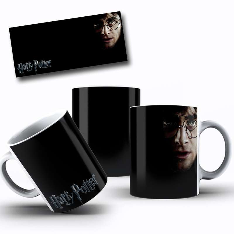 Arte Para Caneca Harry Potter Personagem Serie Cartoon 2
