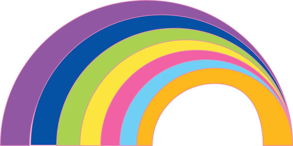 Arco Íris Colorido Em Camadas Cores Png Grátis Para Baixar