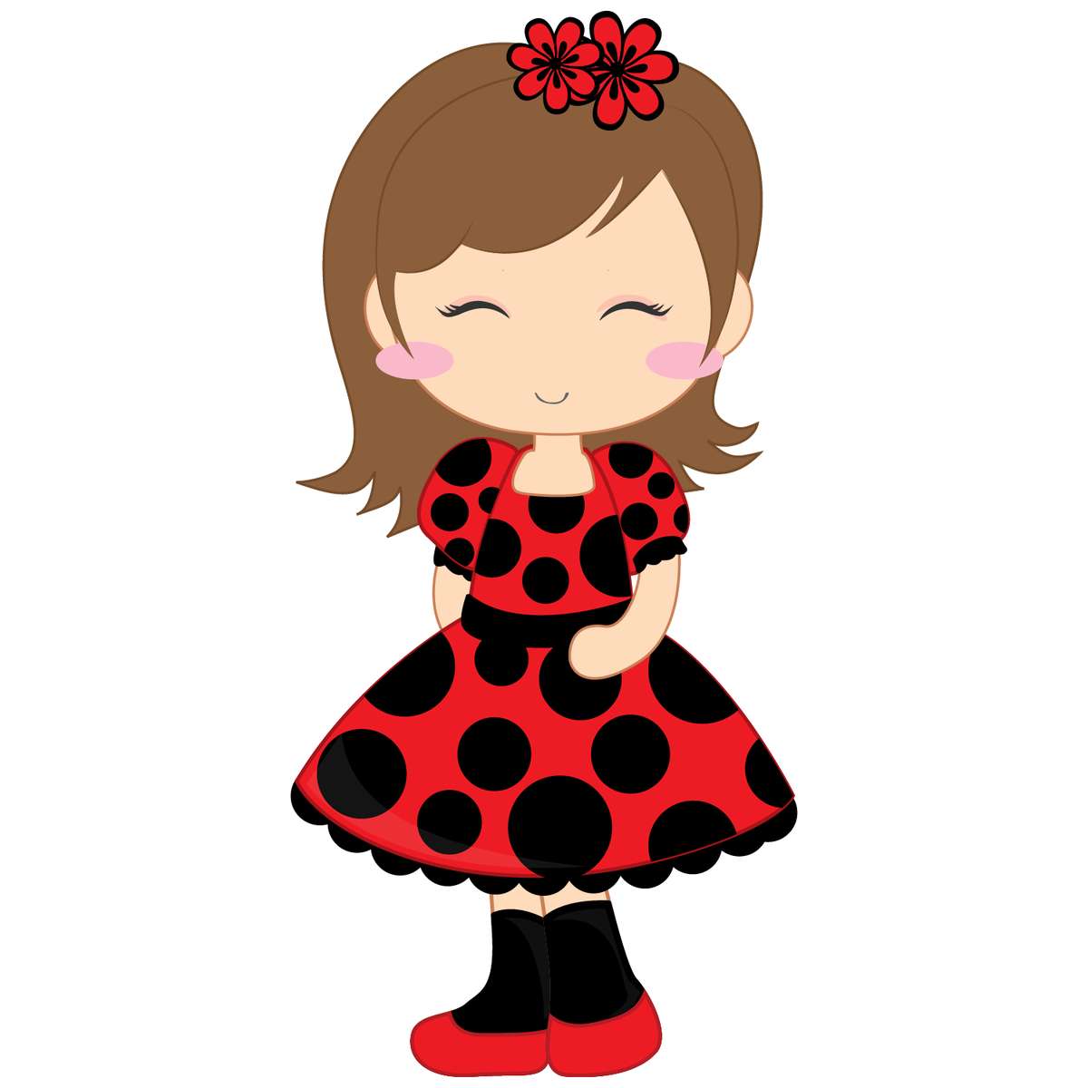 Elemento Joaninha Fofa Cute Png (75)