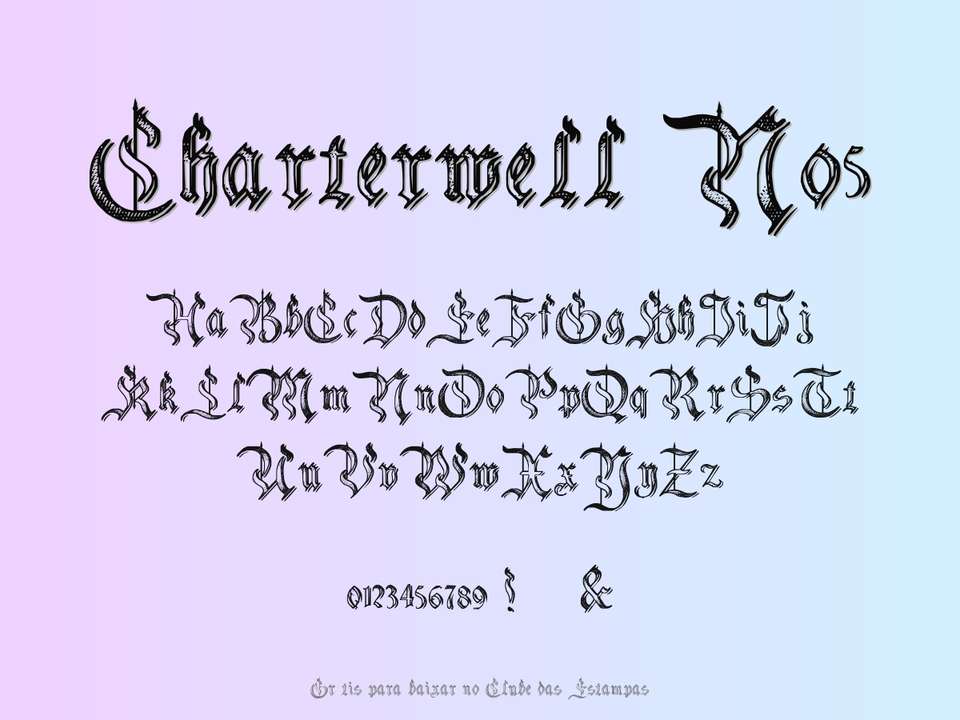 Fonte Charterwell No5 Grátis Para Baixar