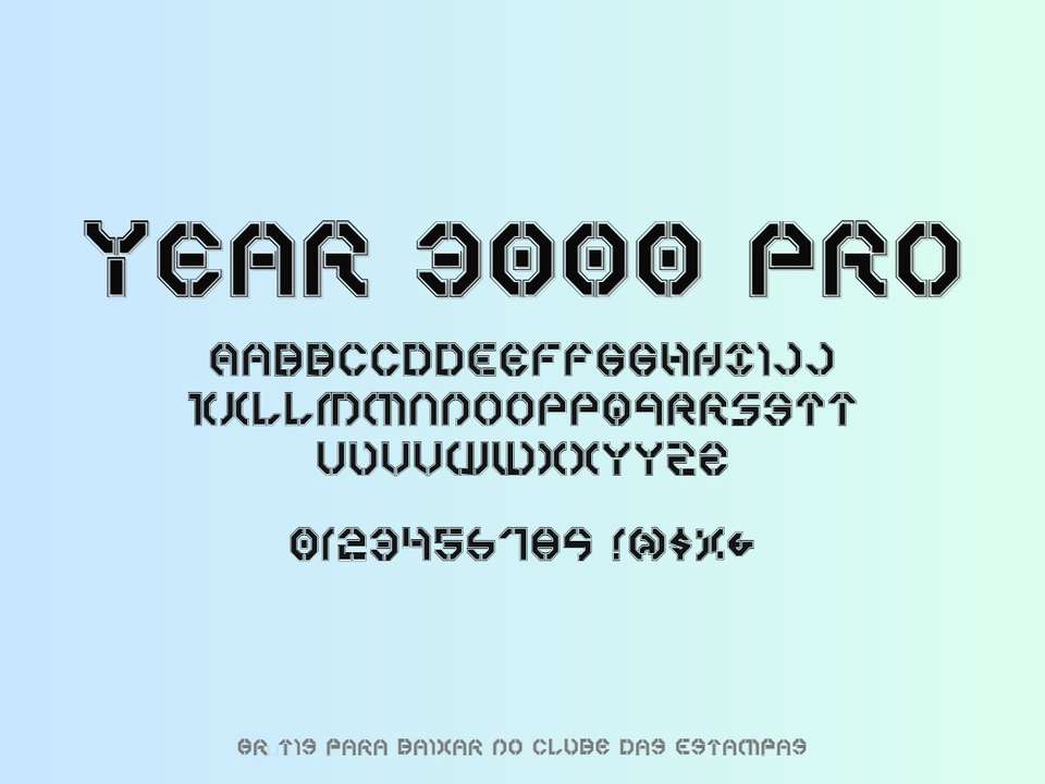 Fonte Year 3000 Pro Grátis Para Baixar