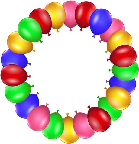 Arranjo Circular De Balões Festas Png Grátis Para Baixar