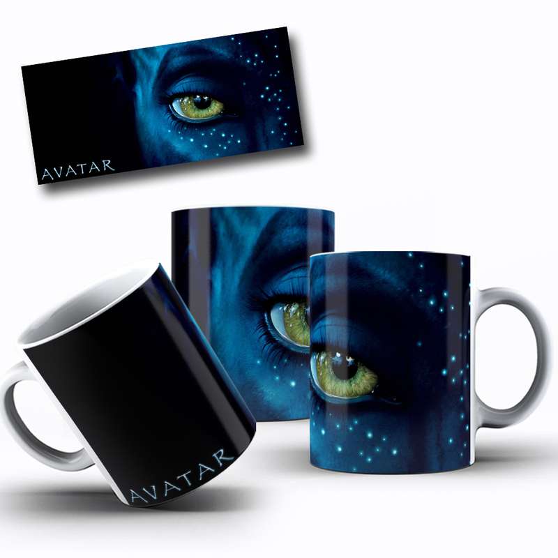 Arte Para Caneca Avatar Personagem Serie 8
