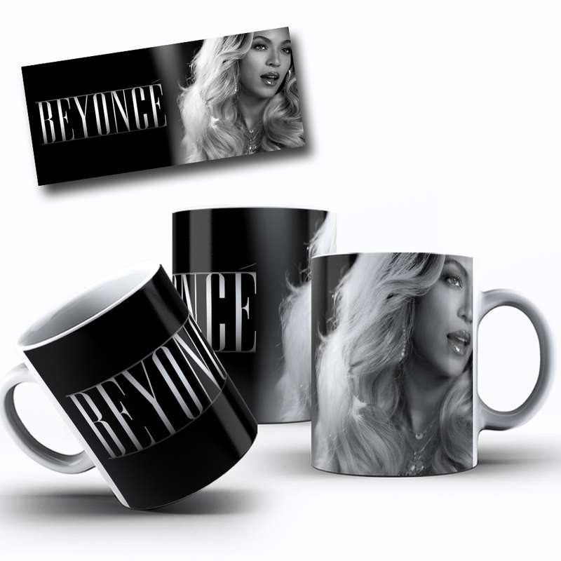 Arte Para Caneca Beyoncé Música Pop 6