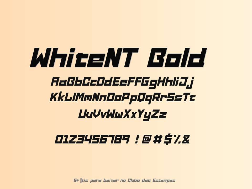 Fonte Whitent Bold Grátis Para Baixar