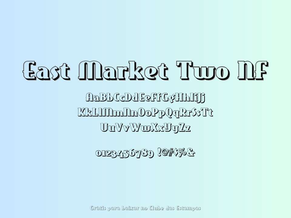 Fonte East Market Two Nf Grátis Para Baixar