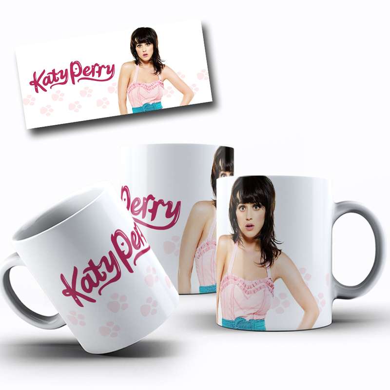 Arte Para Caneca Katy Perry Cantora 2
