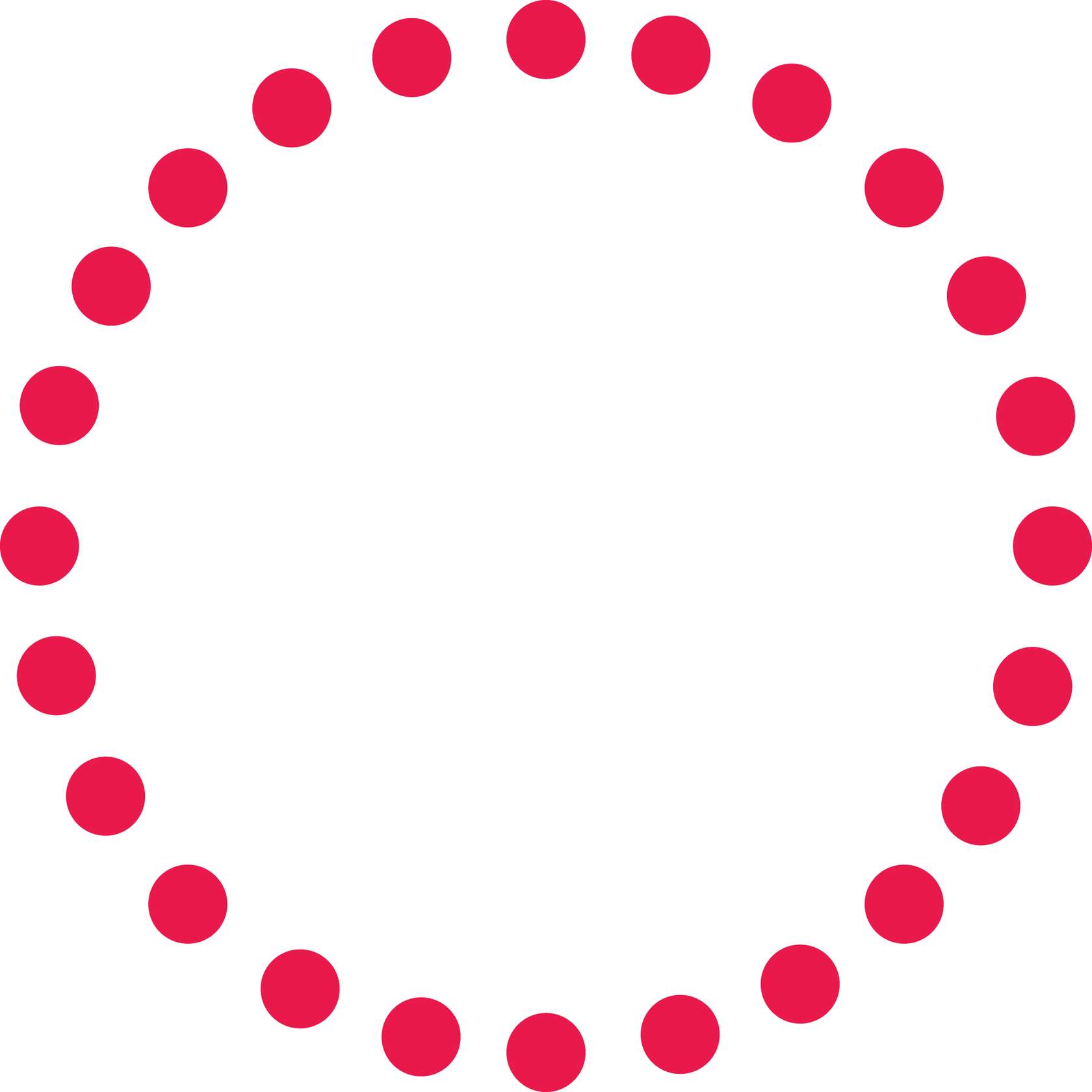 Círculo De Pontos Vermelhos Padrão Png Grátis Para Baixar