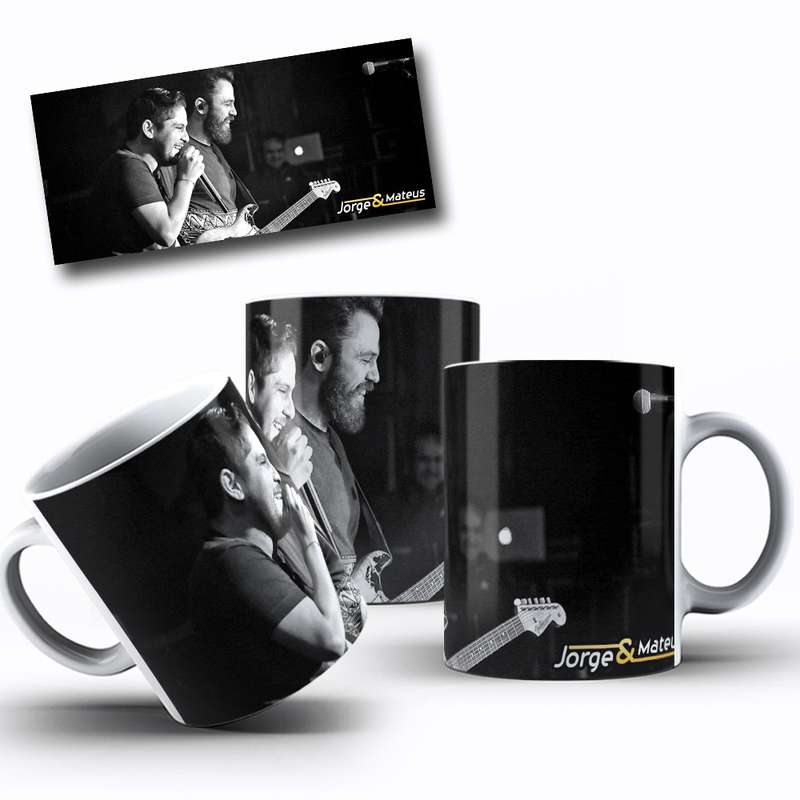 Arte Para Caneca Jorge & Mateus Música Cantores 1