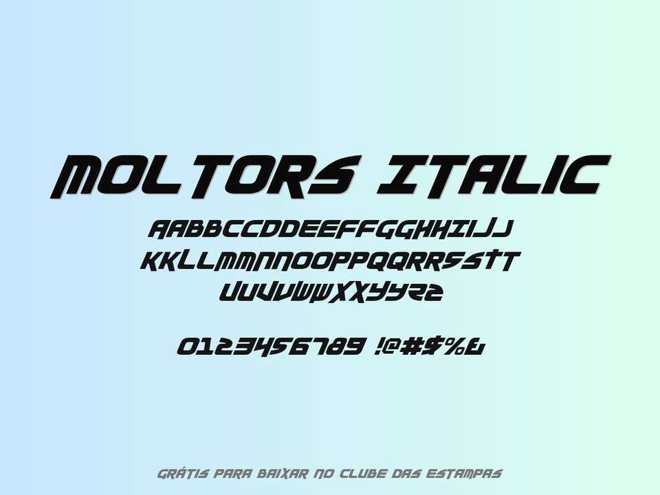 Fonte Moltors Italic Grátis Para Baixar