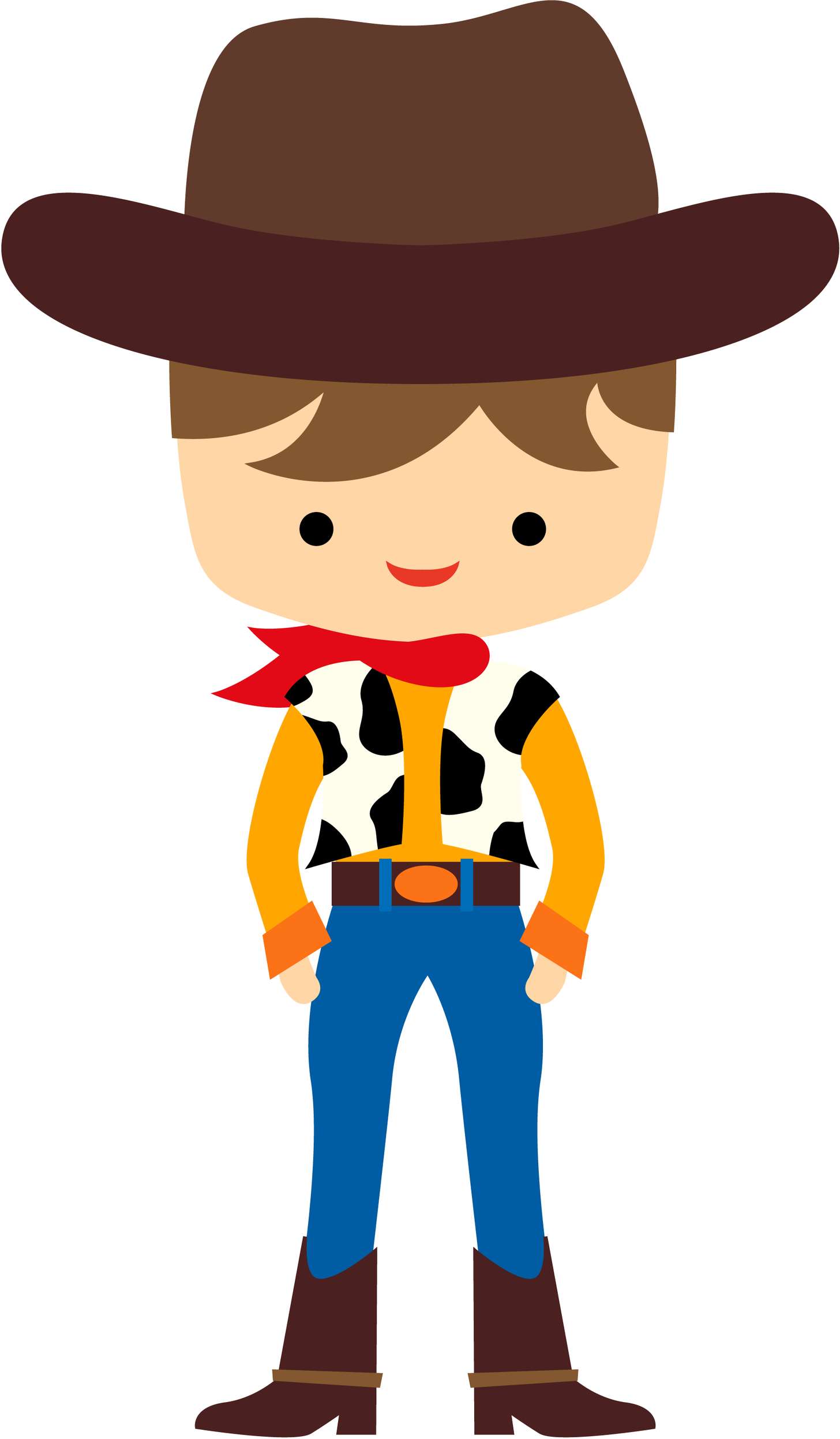Desenho De Vaqueiro Cartoon Western Png Grátis Para Baixar