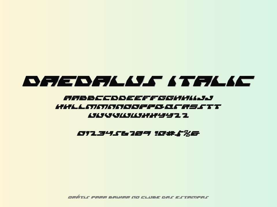 Fonte Daedalus Italic Grátis Para Baixar