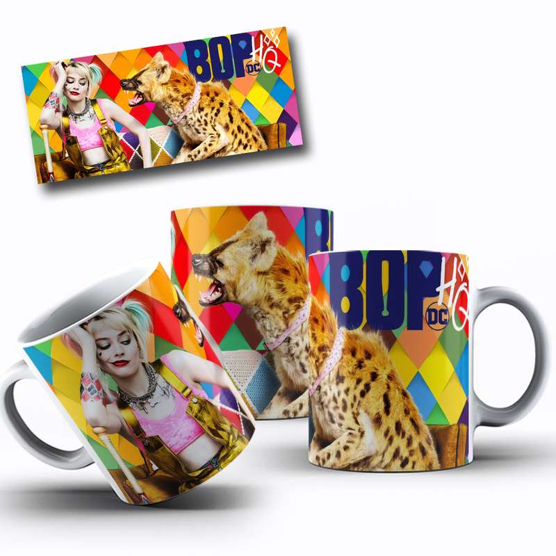 Arte Para Caneca Harley Quinn, Hyena, Dc Comics, Cartoon 22
