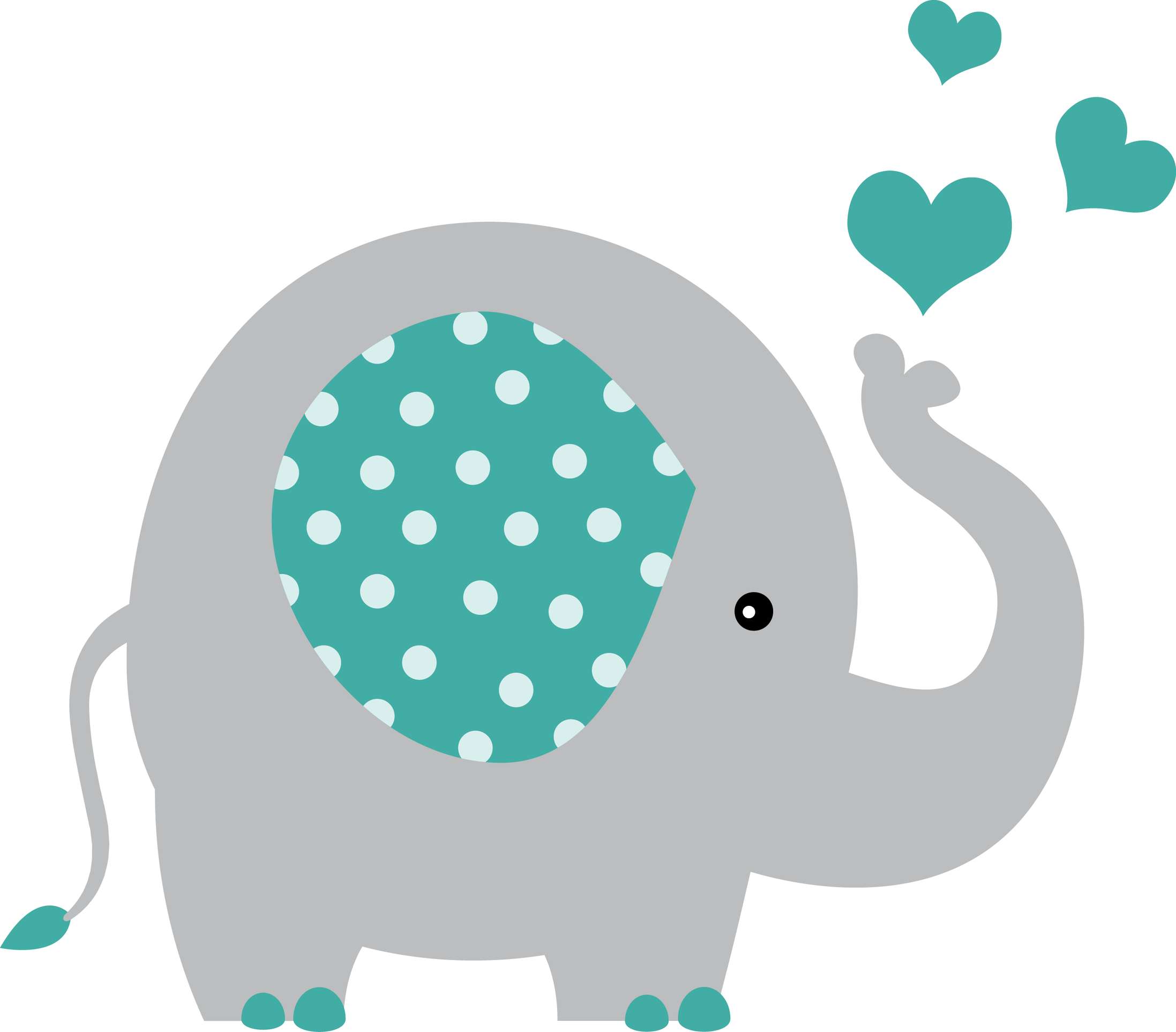 Elemento Elefante Cute Elefantinho Fofo Png (24)
