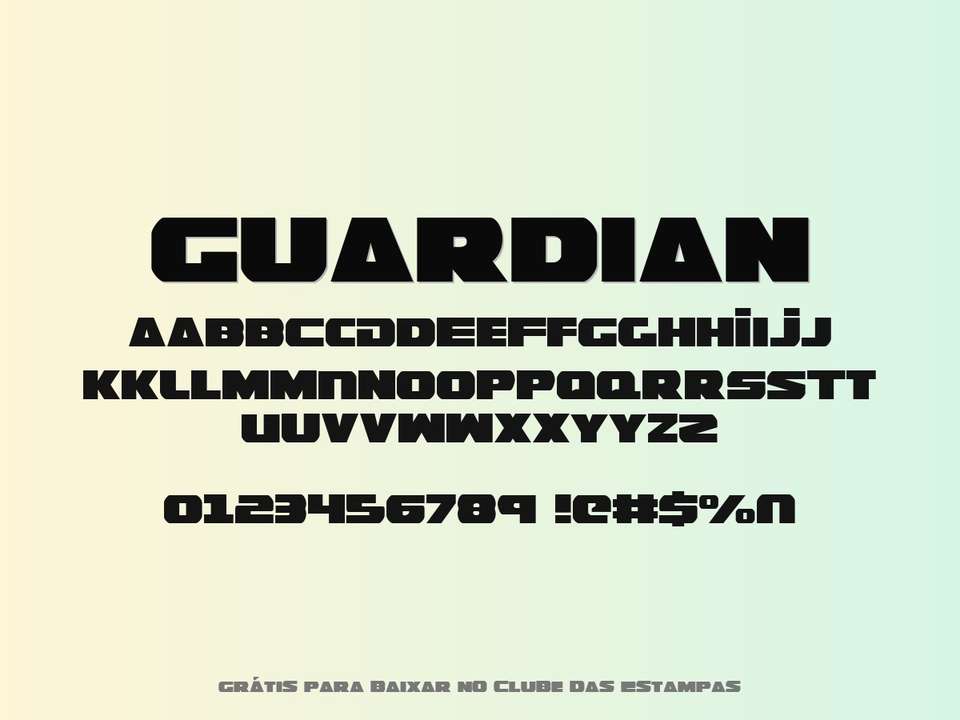 Fonte Guardian Grátis Para Baixar