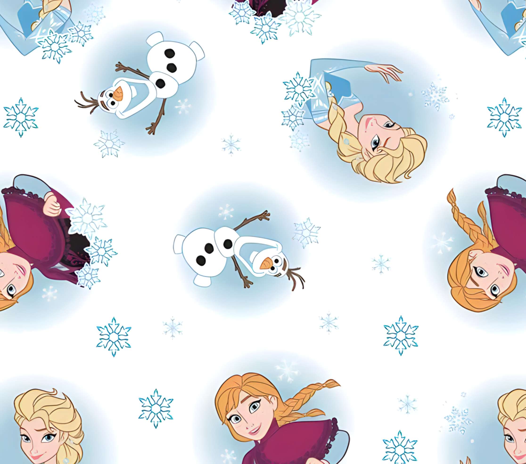 Padrão De Fundo Com Personagens Do Filme Frozen Desenho Animado Png Arte Para Caneca Grátis Pra Baix