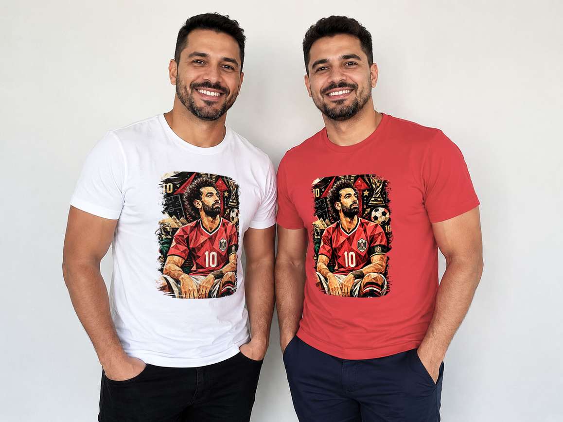 Arte Para Camiseta Seleção Egito Camisa 10 Mohamed Salah