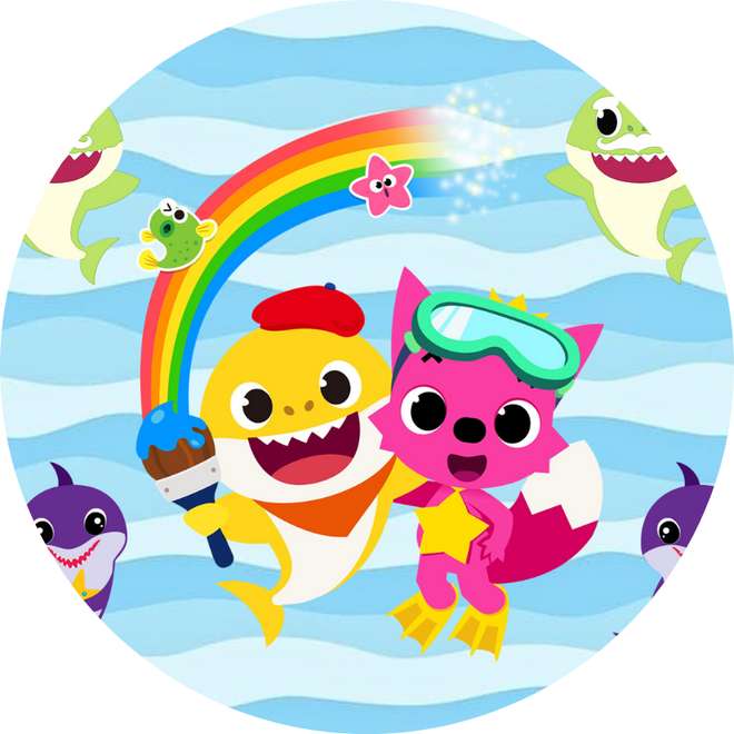 Ilustração Infantil Do Baby Shark No Mar Desenho Animado Png Arte Para Caneca Grátis Pra Baixar