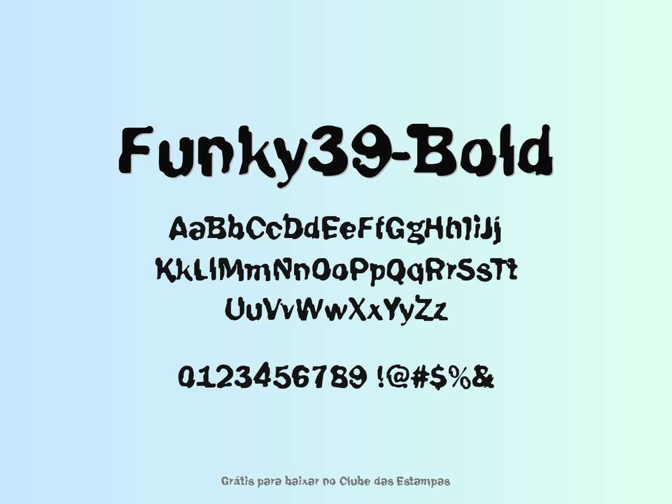 Fonte Funky39 Bold Grátis Para Baixar