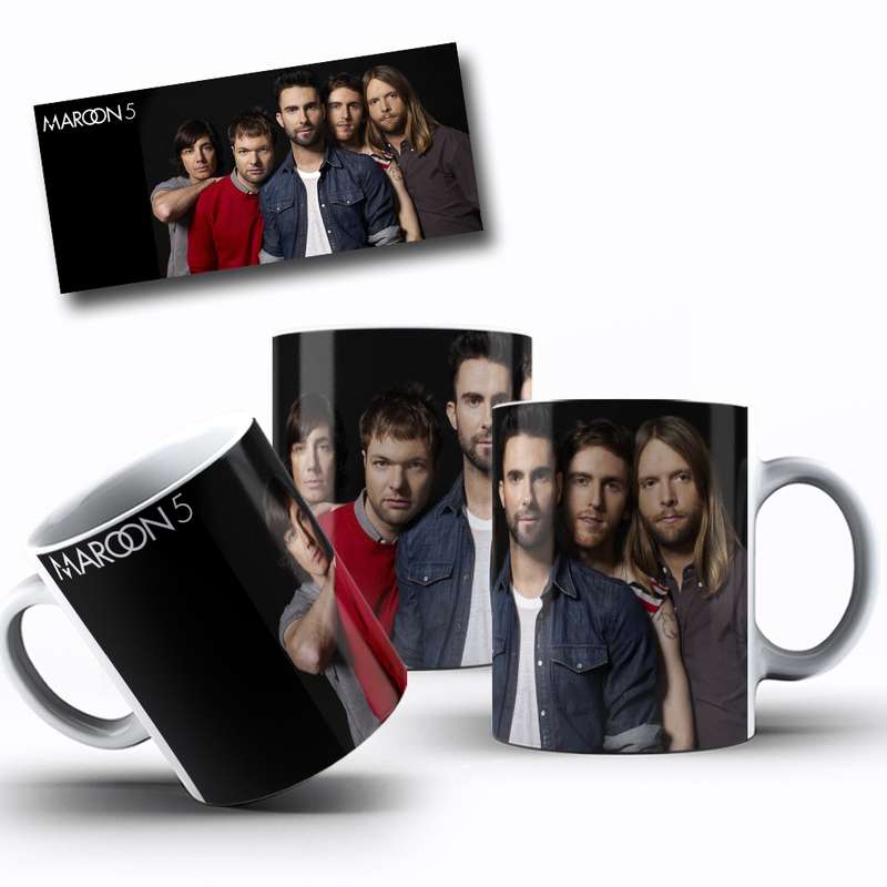 Arte Para Caneca Maroon 5 Banda 1