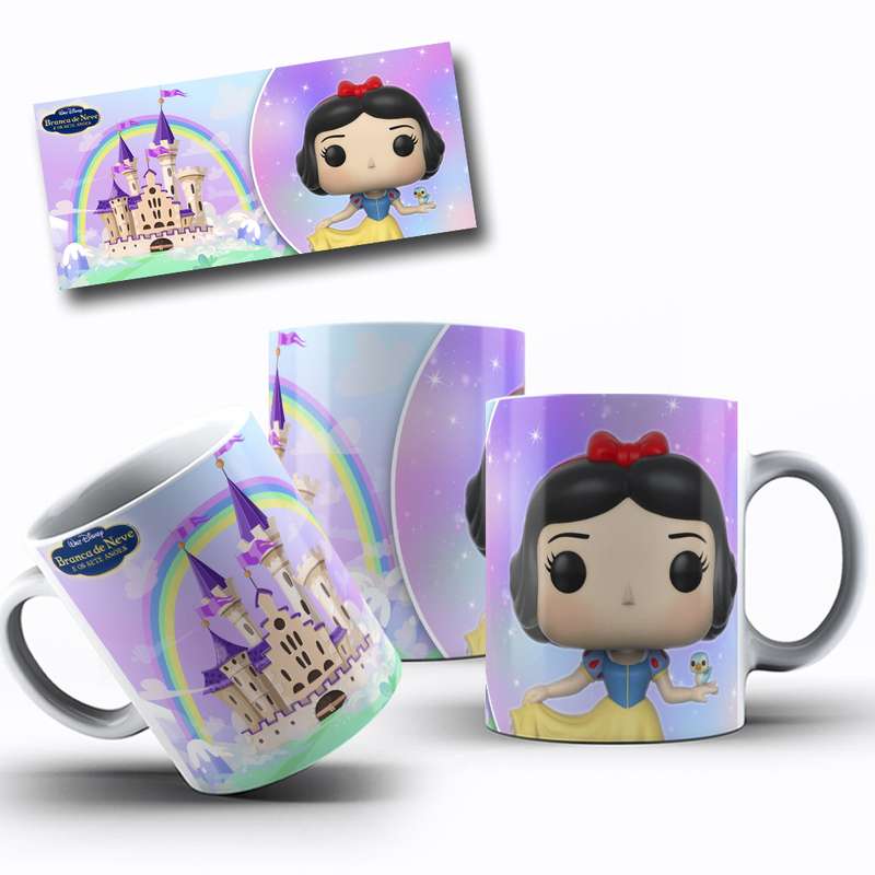 Arte Para Caneca Princesas Funko (2)