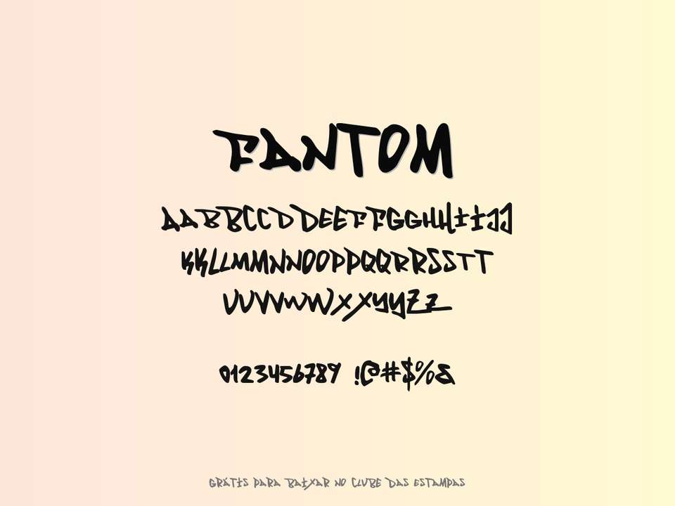 Fonte Fantom Grátis Para Baixar