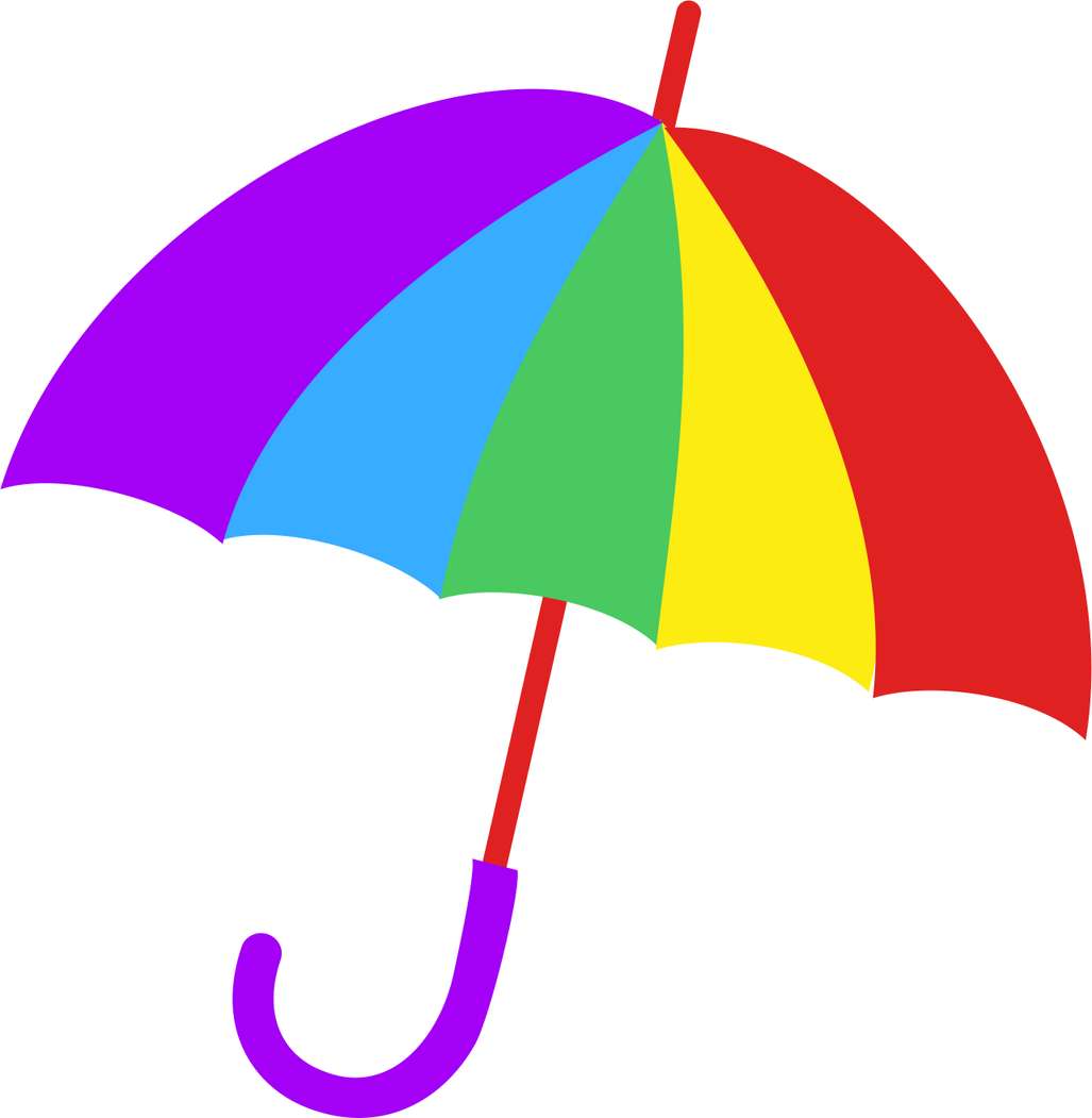 Guarda Chuva Arco Íris Vibrante Acessórios Png Grátis Para Baixar