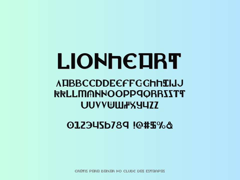 Fonte Lionheart Grátis Para Baixar