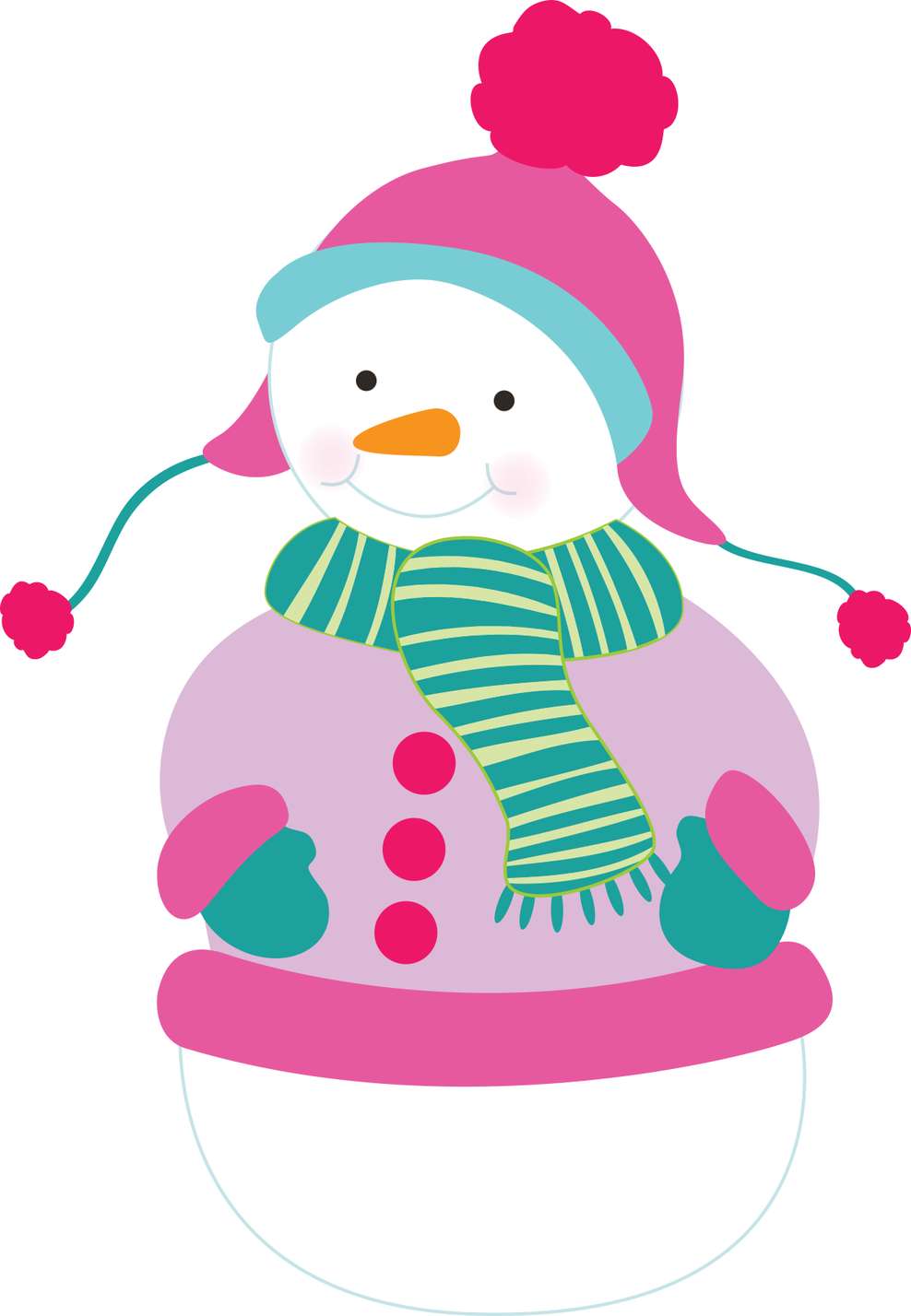 Boneco De Neve Cartoon Festivo Personagens Png Grátis Para Baixar