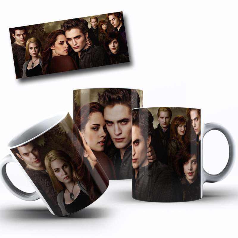 Arte Para Caneca Twilight Saga Personagens 18
