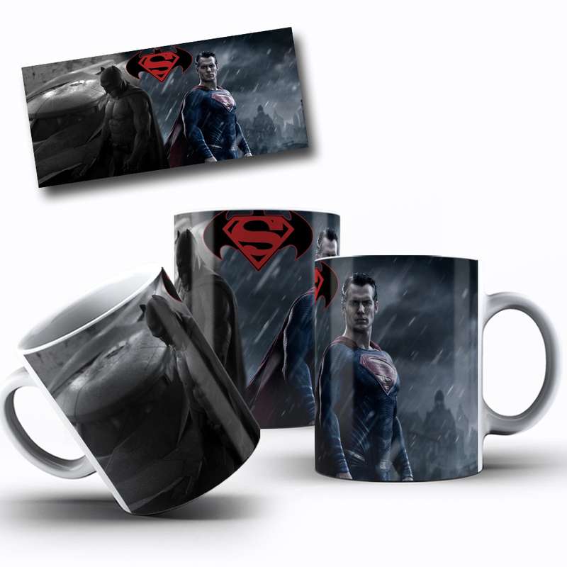 Arte Para Caneca Batman Superman Dc Comics Cartoon 18