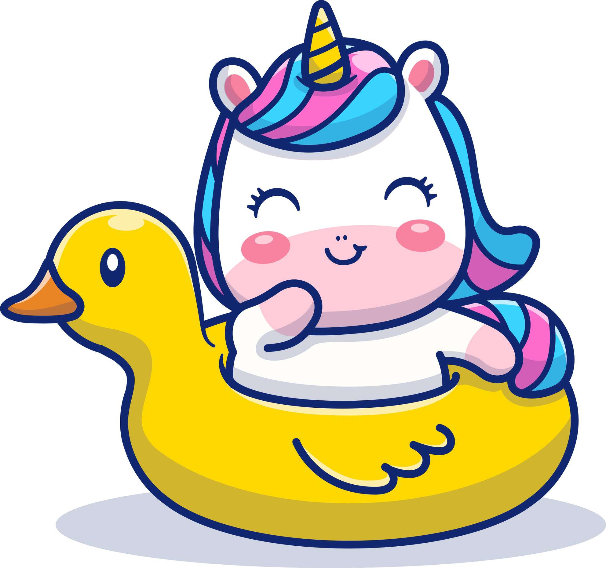 Personagem Unicornio Fofo Cute Png (4)