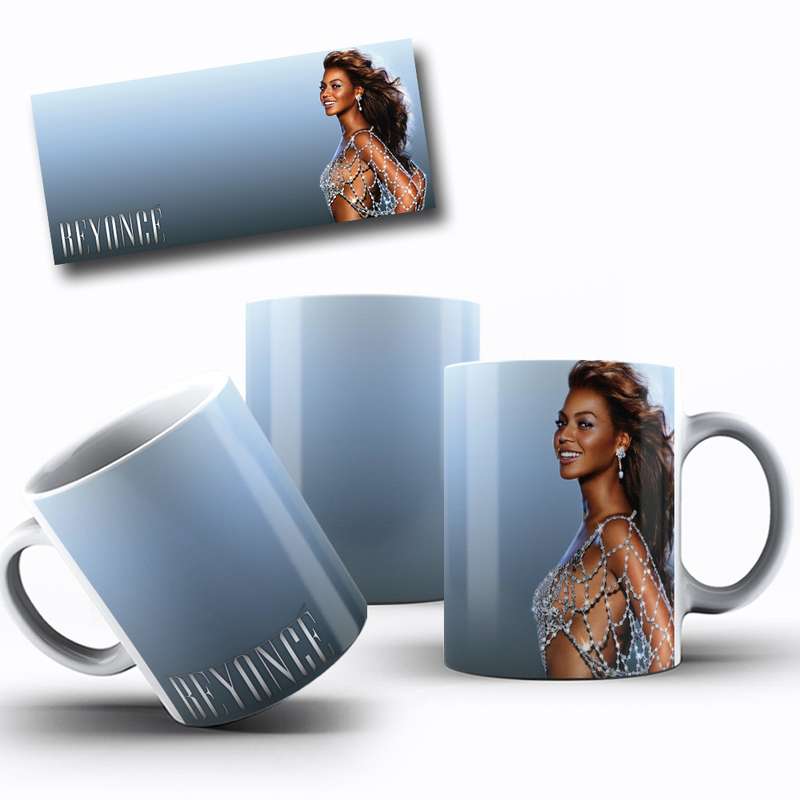 Arte Para Caneca Beyoncé Cantora Pop 3