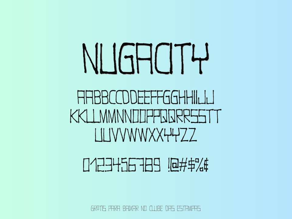 Fonte Nugacity Grátis Para Baixar