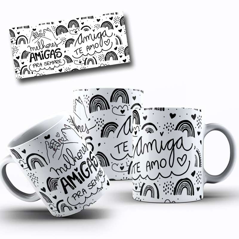 Arte Pra Caneca Amizade (14)