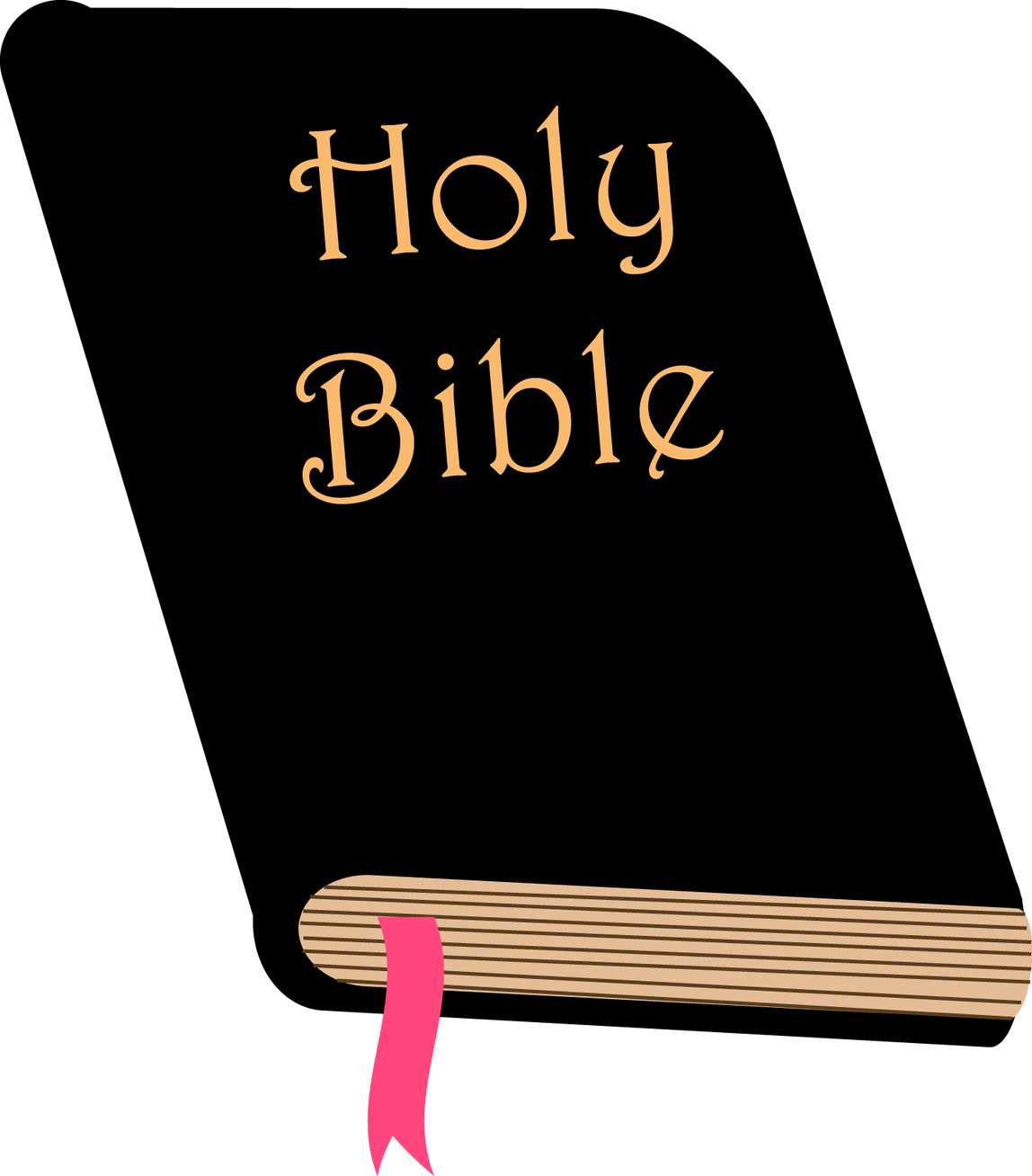 Bíblia Sagrada Com Marcador Rosa Religião Png Grátis Para Baixar