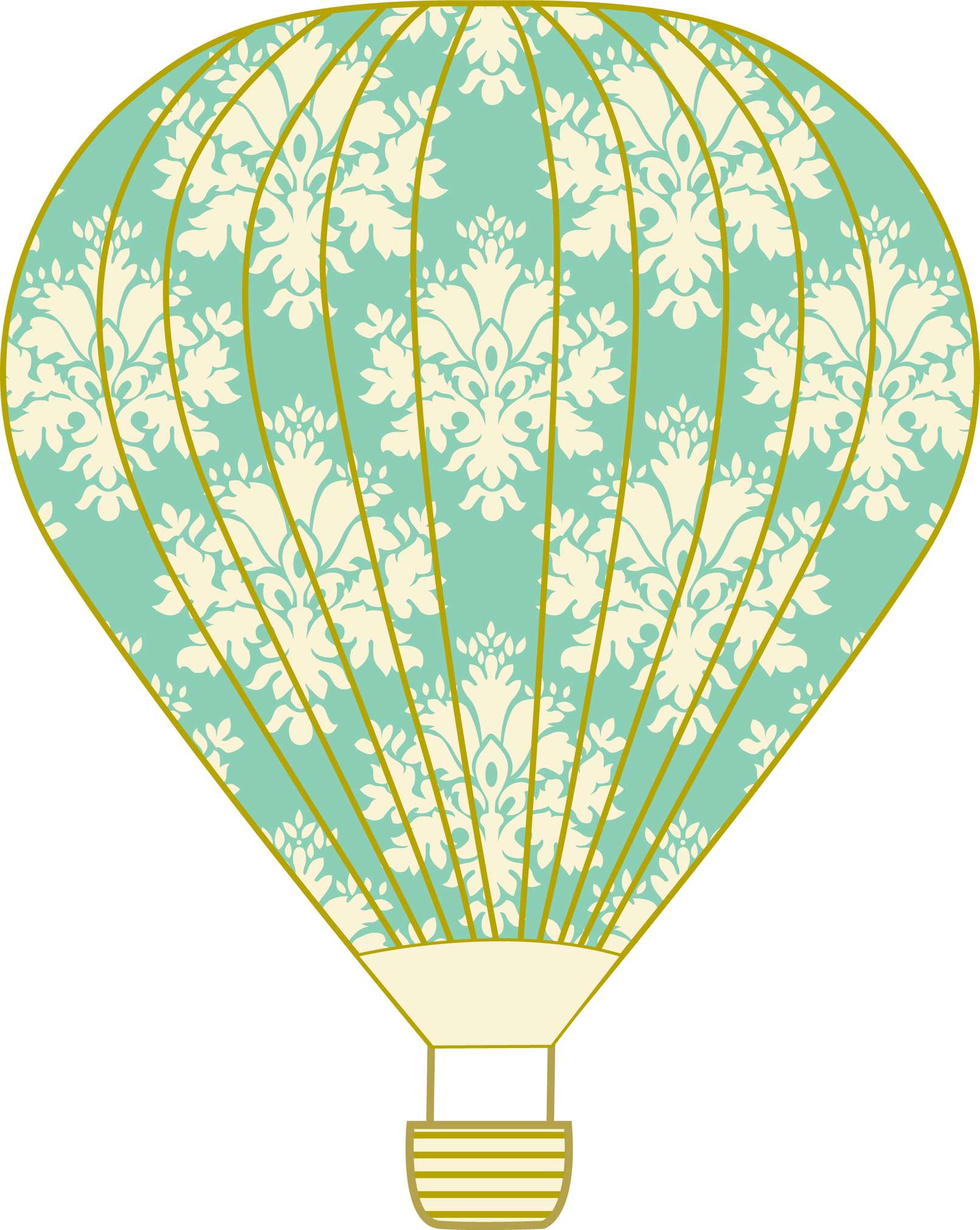 Balão De Ar Quente Floral Balões Png Grátis Para Baixar