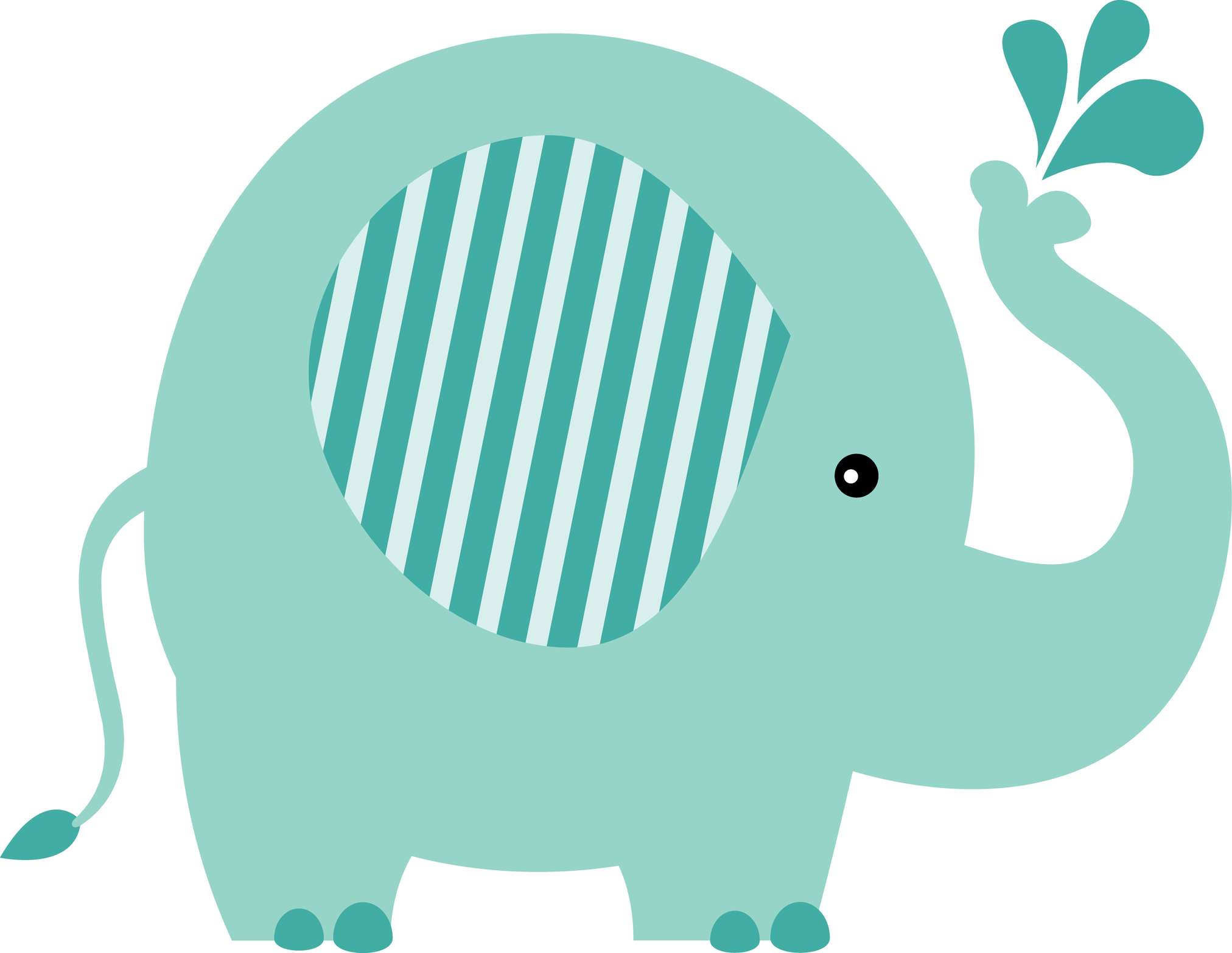 Elemento Elefante Cute Elefantinho Fofo Png (38)